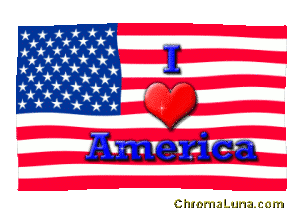 Another july4th image: (LoveAmericaFlag) for MySpace from ChromaLuna