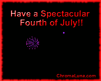 Another july4th image: (SpectacularFireworks) for MySpace from ChromaLuna
