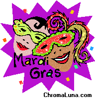 Another mardigras image: (MardiGras21) for MySpace from ChromaLuna