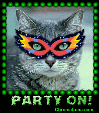 Another mardigras image: (PartyAnimal) for MySpace from ChromaLuna