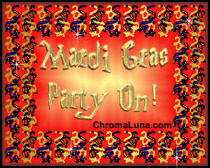 Another mardigras image: (PartyOn3) for MySpace from ChromaLuna