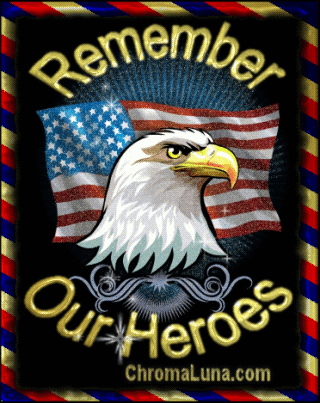 Another memorialday image: (Eagle-Flag-Heroes) for MySpace from ChromaLuna