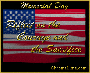 Another memorialday image: (MemorialReflection) for MySpace from ChromaLuna