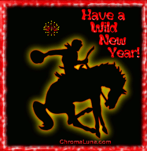 Another horses image: (Bronco_Wild_New_Year) for MySpace from ChromaLuna