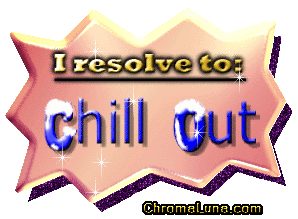 Another newyear image: (ChillOut) for MySpace from ChromaLuna