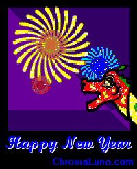 Another newyear image: (Dragon1) for MySpace from ChromaLuna.com