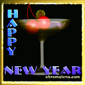 Another newyear image: (Happy_New_Year_Cherry_Glass) for MySpace from ChromaLuna