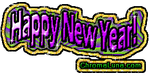 Another newyear image: (NewYear4) for MySpace from ChromaLuna