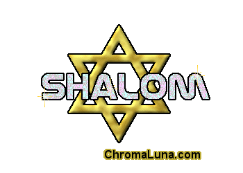 Another passover image: (Shalom1) for MySpace from ChromaLuna