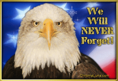 Another patriotsday image: (Never_Forget_Eagle) for MySpace from ChromaLuna
