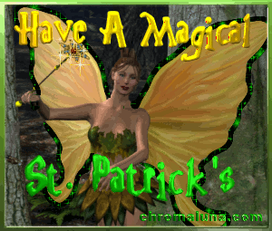 Facebook Saint Patricts Day Comment - Animated Fairy