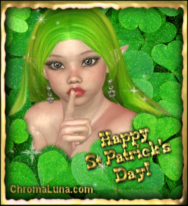 Another stpatrick image: (St_Patricks_Day_ELf) for MySpace from ChromaLuna