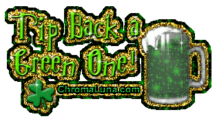 Another stpatrick image: (Tip_Back_Beer) for MySpace from ChromaLuna