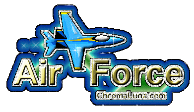Another patriotic image: (AirForce2) for MySpace from ChromaLuna