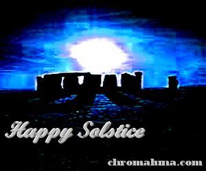 Another winter image: (HappySolstice) for MySpace from ChromaLuna