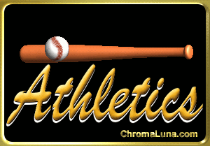 Another baseballteams image: (Athletics_Home_Run) for MySpace from ChromaLuna