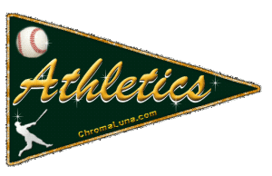 Another baseballteams image: (Athletics_Pennant) for MySpace from ChromaLuna