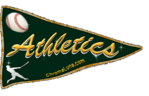 Another baseballteams image: (Athletics_Pennant_Wave) for MySpace from ChromaLuna