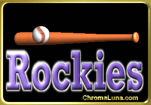 Another baseballteams image: (Rockies_Home_Run) for MySpace from ChromaLuna