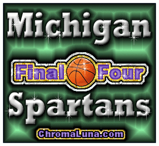 Another basketball image: (Michigan_FF) for MySpace from ChromaLuna