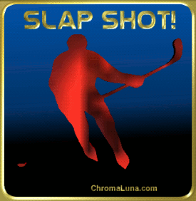 Another hockey image: (SlapShot) for MySpace from ChromaLuna