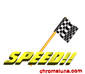 MySpace NASCAR Animated Checkered Flag Comment