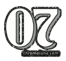 Another NASCAR_Numbers image: (NASCAR_07_Glitter) for MySpace from ChromaLuna