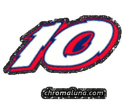 Another NASCAR_Numbers image: (NASCAR_10_Glitter) for MySpace from ChromaLuna