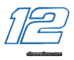 Another NASCAR_Numbers image: (NASCAR_12_Large) for MySpace from ChromaLuna