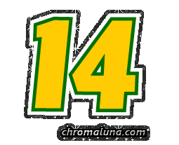 Another NASCAR_Numbers image: (NASCAR_14_Glitter) for MySpace from ChromaLuna