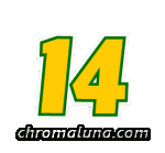 Another NASCAR_Numbers image: (NASCAR_14_Small) for MySpace from ChromaLuna