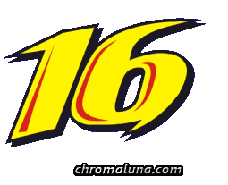 Another NASCAR_Numbers image: (NASCAR_16_Large) for MySpace from ChromaLuna
