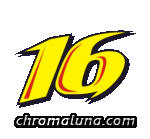 Another NASCAR_Numbers image: (NASCAR_16_Small) for MySpace from ChromaLuna
