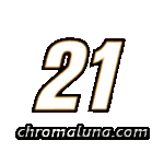 Another NASCAR_Numbers image: (NASCAR_21_Small) for MySpace from ChromaLuna