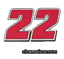 Another NASCAR_Numbers image: (NASCAR_22_Large) for MySpace from ChromaLuna