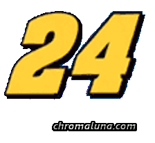 Another NASCAR_Numbers image: (NASCAR_24_Large) for MySpace from ChromaLuna