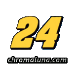 Another NASCAR_Numbers image: (NASCAR_24_Small) for MySpace from ChromaLuna