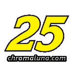 Another NASCAR_Numbers image: (NASCAR_25_Small) for MySpace from ChromaLuna