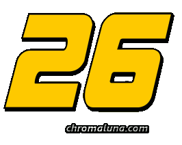 Another NASCAR_Numbers image: (NASCAR_26_Large) for MySpace from ChromaLuna
