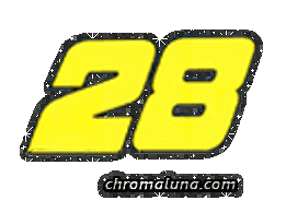 Another NASCAR_Numbers image: (NASCAR_28-2_Glitter) for MySpace from ChromaLuna