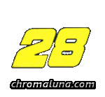 Another NASCAR_Numbers image: (NASCAR_28-2_Small) for MySpace from ChromaLuna