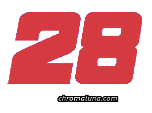 Another NASCAR_Numbers image: (NASCAR_28_Large) for MySpace from ChromaLuna