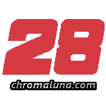 Another NASCAR_Numbers image: (NASCAR_28_Small) for MySpace from ChromaLuna