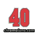 Another NASCAR_Numbers image: (NASCAR_40_Small) for MySpace from ChromaLuna