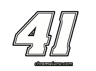 Another NASCAR_Numbers image: (NASCAR_41_Large) for MySpace from ChromaLuna