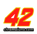 Another NASCAR_Numbers image: (NASCAR_42_Small) for MySpace from ChromaLuna