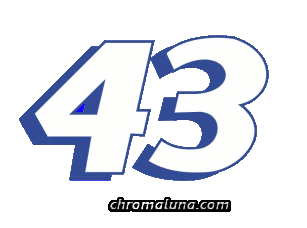 Another NASCAR_Numbers image: (NASCAR_43_Large) for MySpace from ChromaLuna