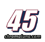 Another NASCAR_Numbers image: (NASCAR_45_Small) for MySpace from ChromaLuna