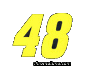 Another NASCAR_Numbers image: (NASCAR_48_Large) for MySpace from ChromaLuna