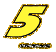 Another NASCAR_Numbers image: (NASCAR_5_Glitter) for MySpace from ChromaLuna